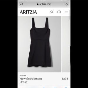 Wilfred ecoulment mini dress